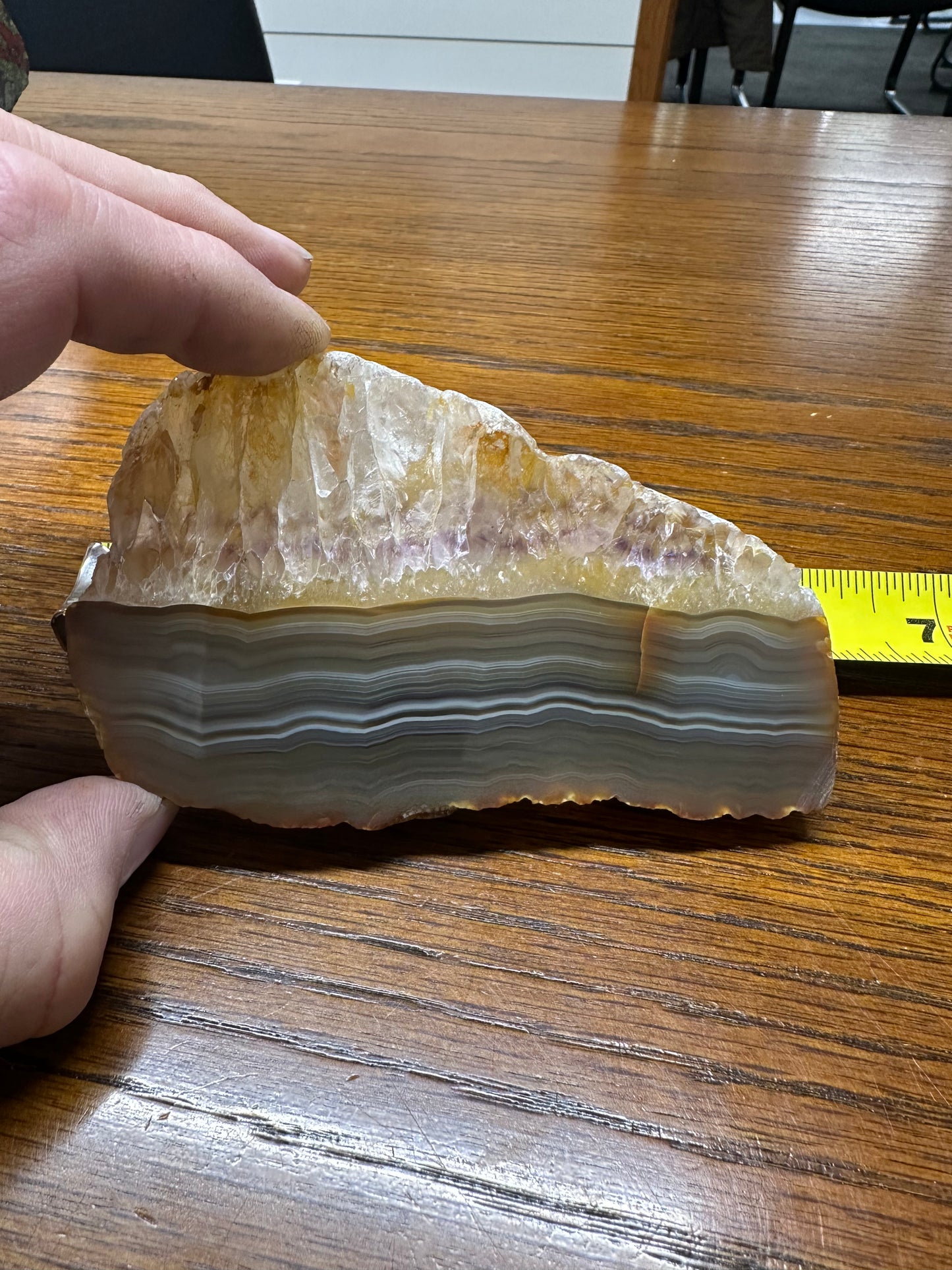 Lace Agate Polished Slab