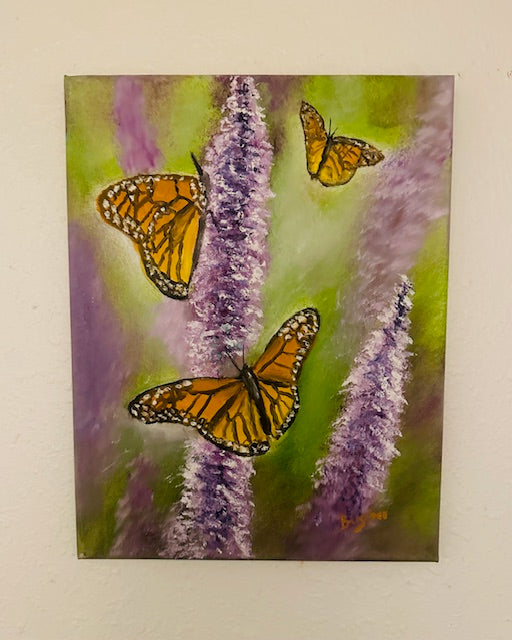Monarchs on the Lilacs