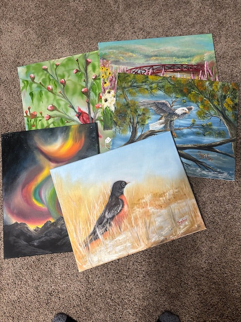 #4 Crazy 5 for $25 oIL Painting Sale