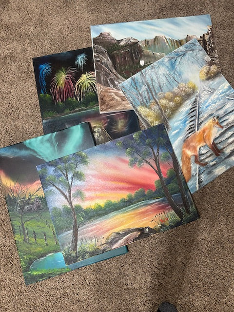 #3 Crazy 5 for $25 oil Painting Sale